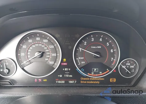 2012 BMW 335I z USA, uszkodzony, nr VIN WBA3A9C59CF270672